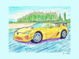 Lexus Lfa の塗り絵