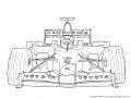 F1の塗り絵の下絵